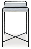 Ashber - Accent Table - White / Black