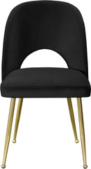 Logan - Dining Chair (Set of 2) - Gold Legs