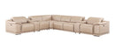 2679 - 8-Piece L-Shaped Power Reclining Sectional In Genuine Leather (3 Recliners)