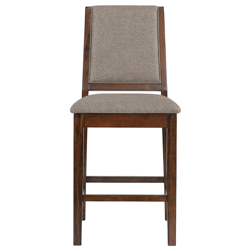 Patterson - Upholstered Counter Chair (Set of 2) - Mango Oak