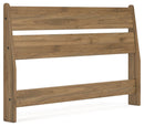 Deanlow - Full Panel Headboard - Honey