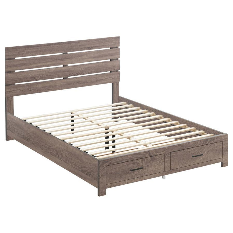 Brantford - Wood Storage Panel Bed