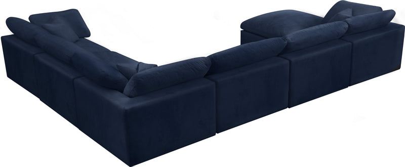 Cozy - Modular Sectional Cloud 7 Piece - Navy