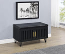 Brixton - 2-Door Padded Entryway Shoe Storage Bench