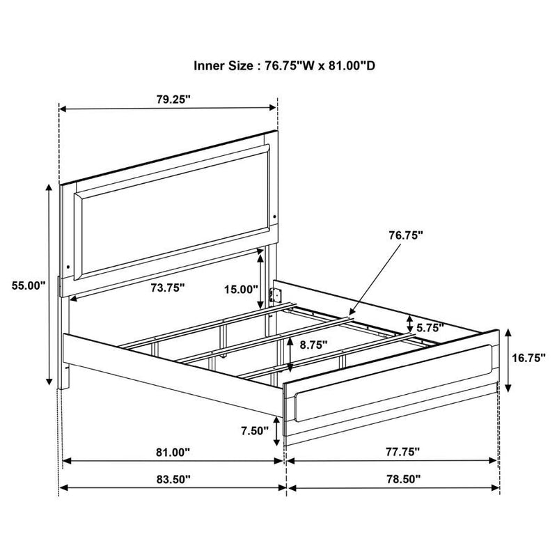 Caraway - Bedroom Set With LED Headboard