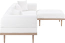 Laguna - 4 Piece 106.5" Upholstered Outdoor Patio Modular Sectional