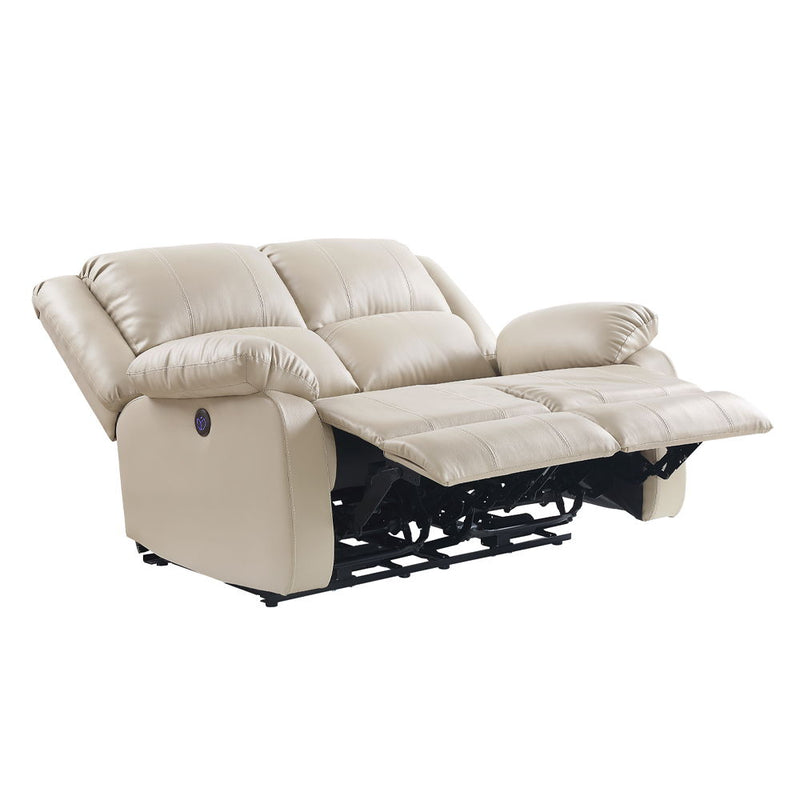 Zuriel - Power Motion Loveseat With USB - Beige