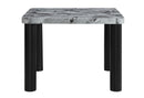 D5473 - 5 Piece Dining Room Set (Bar Table And 4 Bar Stools) - Black / Gray
