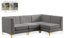 Alina - 4 Piece Modular L-Shaped Sectional