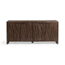 Braxton - 4 Door Cabinet - Tundra Brown