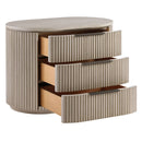 Leanna - Nightstand With USB Port - Light Oak