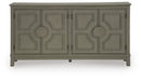 Darlock - Accent Cabinet - Warm Gray