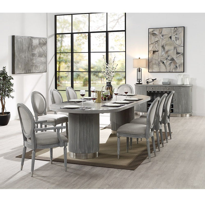 Adalynn - Server - Weathered Gray Oak