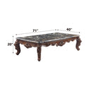 Forsythia - Coffee Table - Marble Top & Walnut