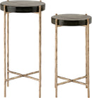 Vetra - Iron Base Bunching End Table - Brass