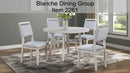 Blanche - Round Dining Table - Antique White