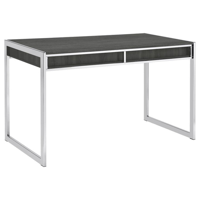 Wallice - 2-Drawer Writing Desk - Weathered Gray