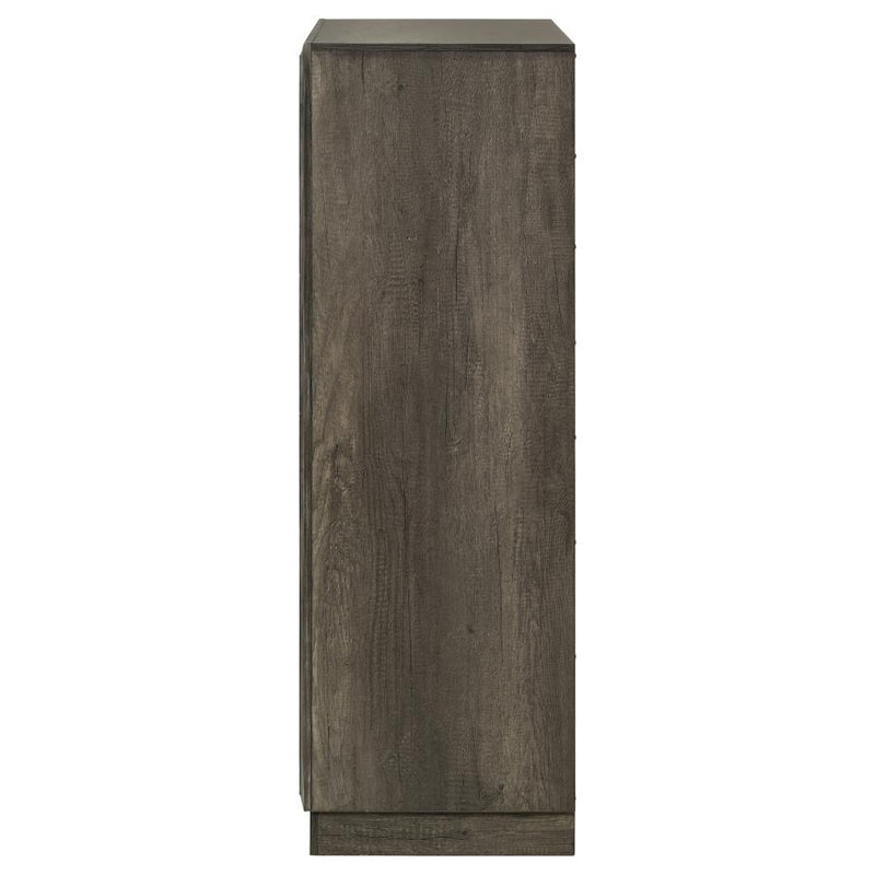 Janine - 5-Drawer Chest - Gray