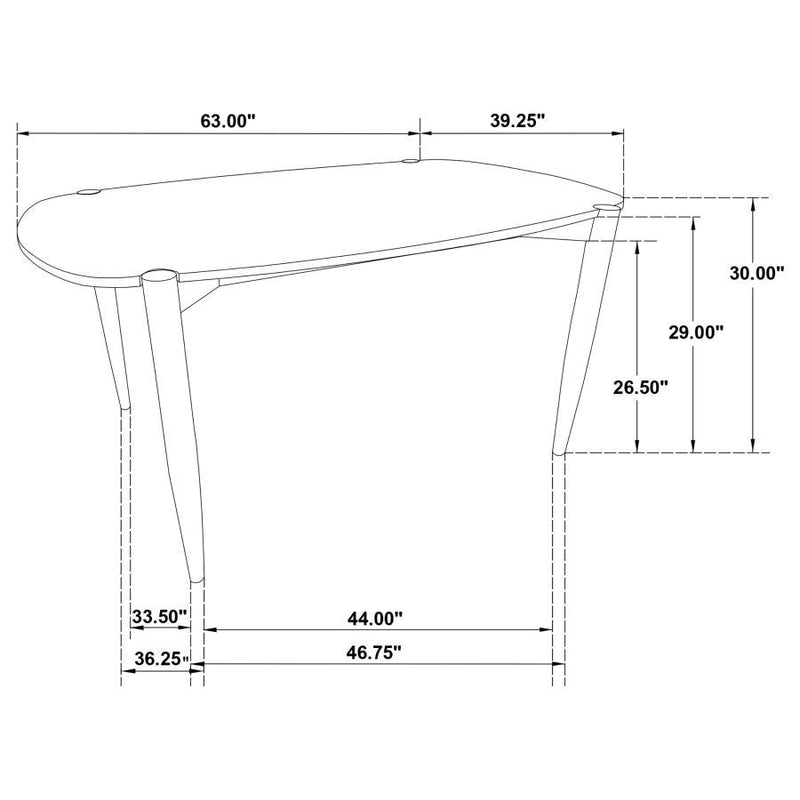 Dortch - Oval Solid Wood Dining Table - Walnut