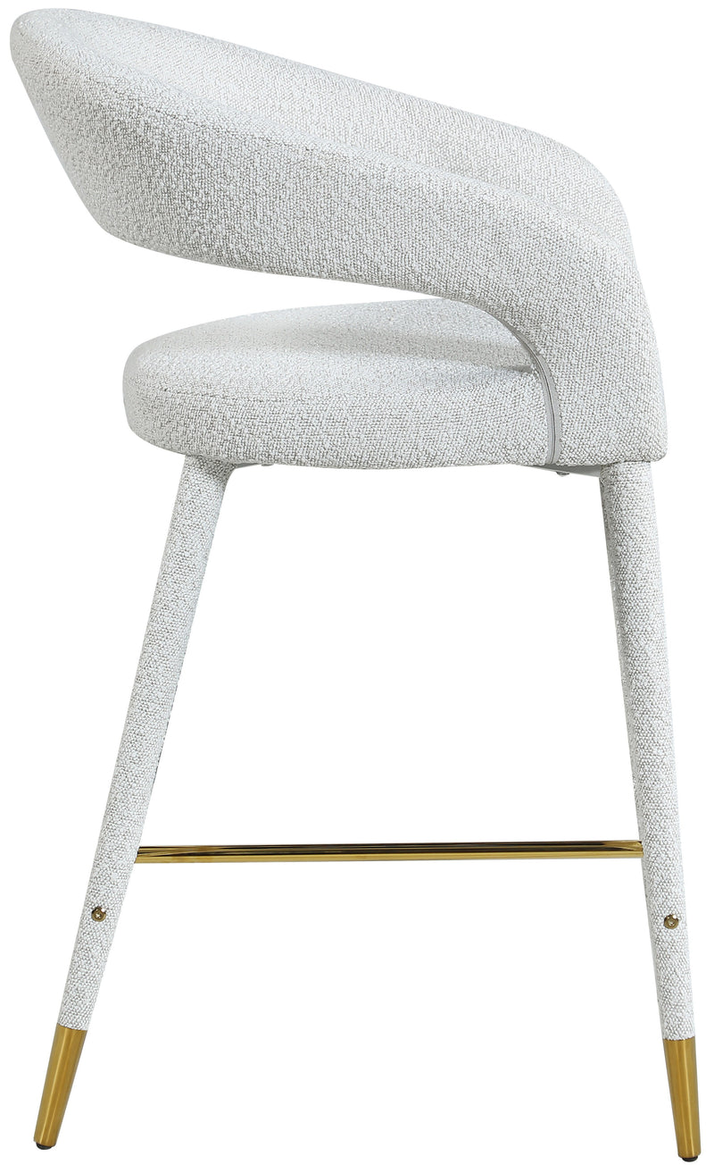 Destiny - Stool - Cream - Fabric