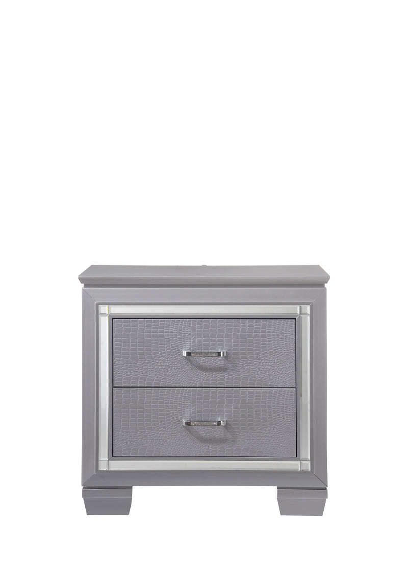 Lillian - Nightstand - Gray