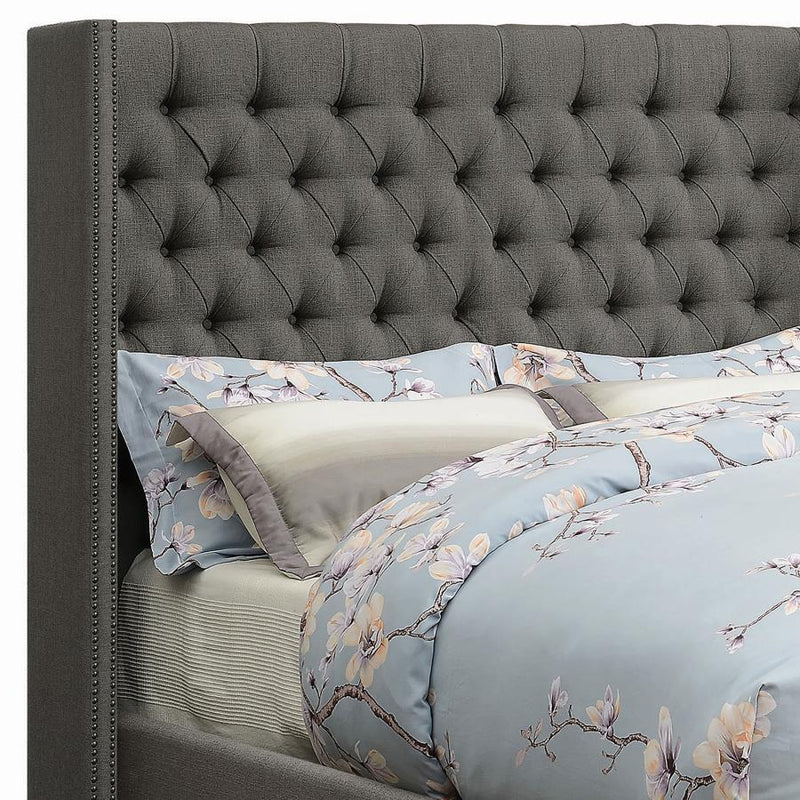 Bancroft - Demi-wing Upholstered Bed