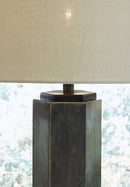 Dirkton - Metal Table Lamp  - Antique Pewter Finish