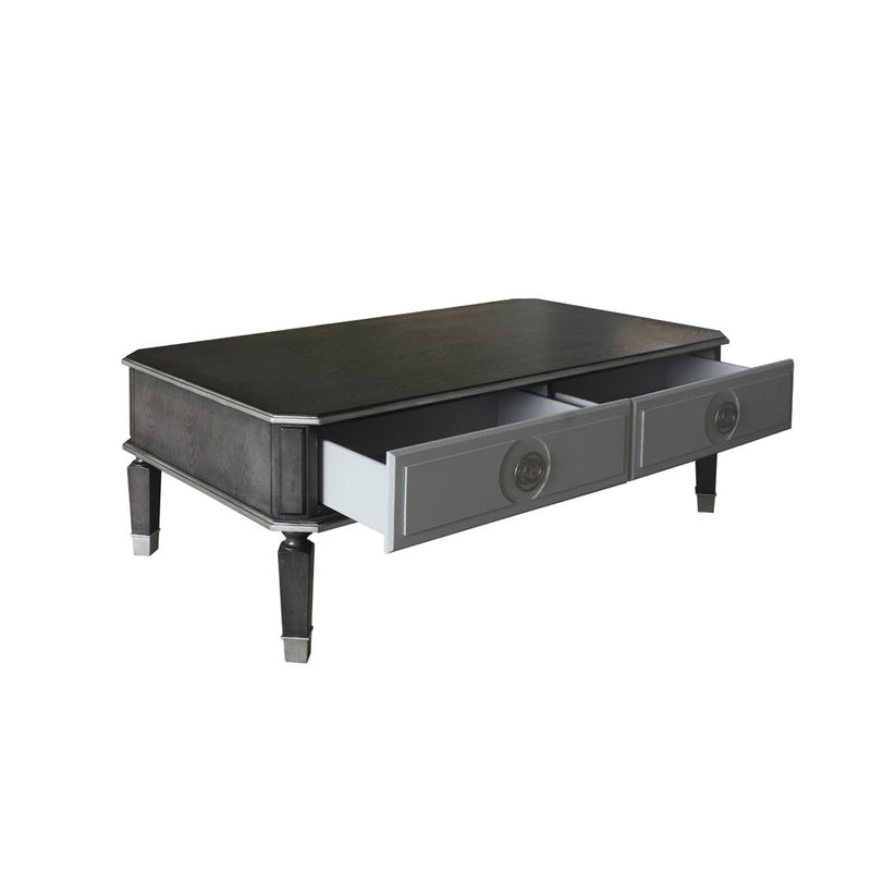 House - Beatrice Coffee Table - Charcoal & Light Gray Finish