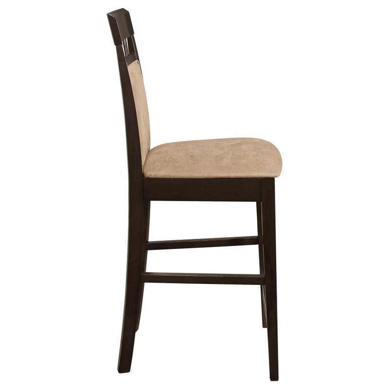 Gabriel - Closed Back Counter Chair (Set of 2) - Cappuccino