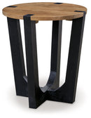 Hanneforth - Round End Table - Brown
