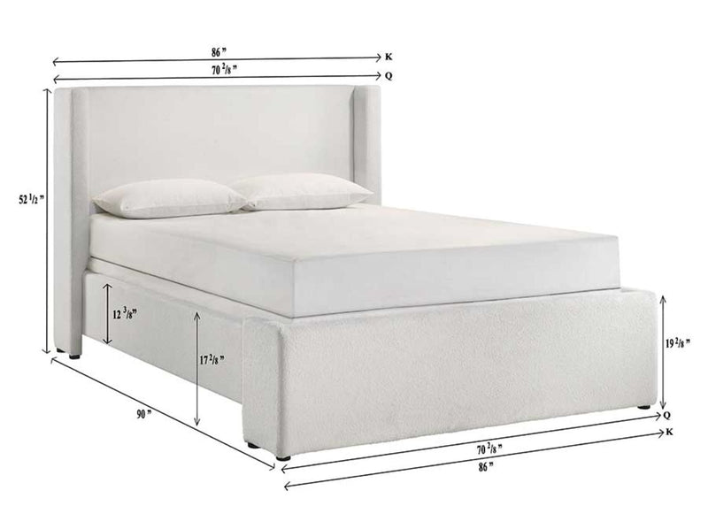 Portia - Boucle Bed