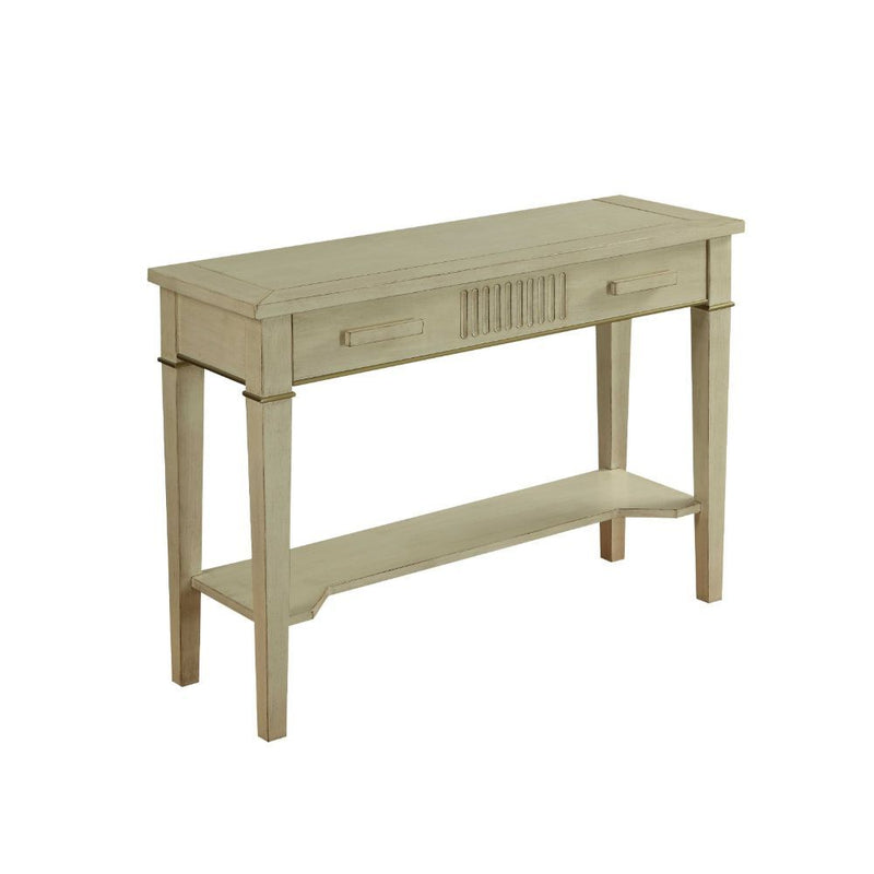 Siskou - Accent Table - Antique White