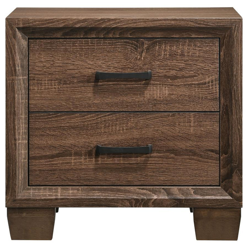 Brandon - 2-Drawer Nightstand - Medium Warm Brown