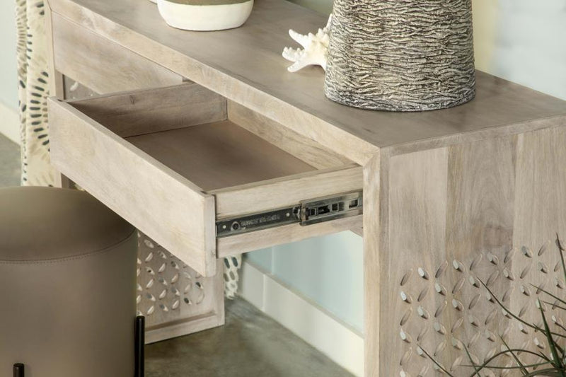 Rickman - 2-Drawer Wood Entryway Console Table - White Washed