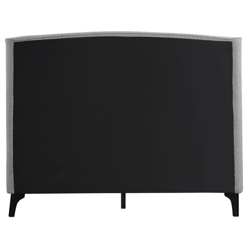 Mosby - Upholstered Curved Headboard Platform Bed