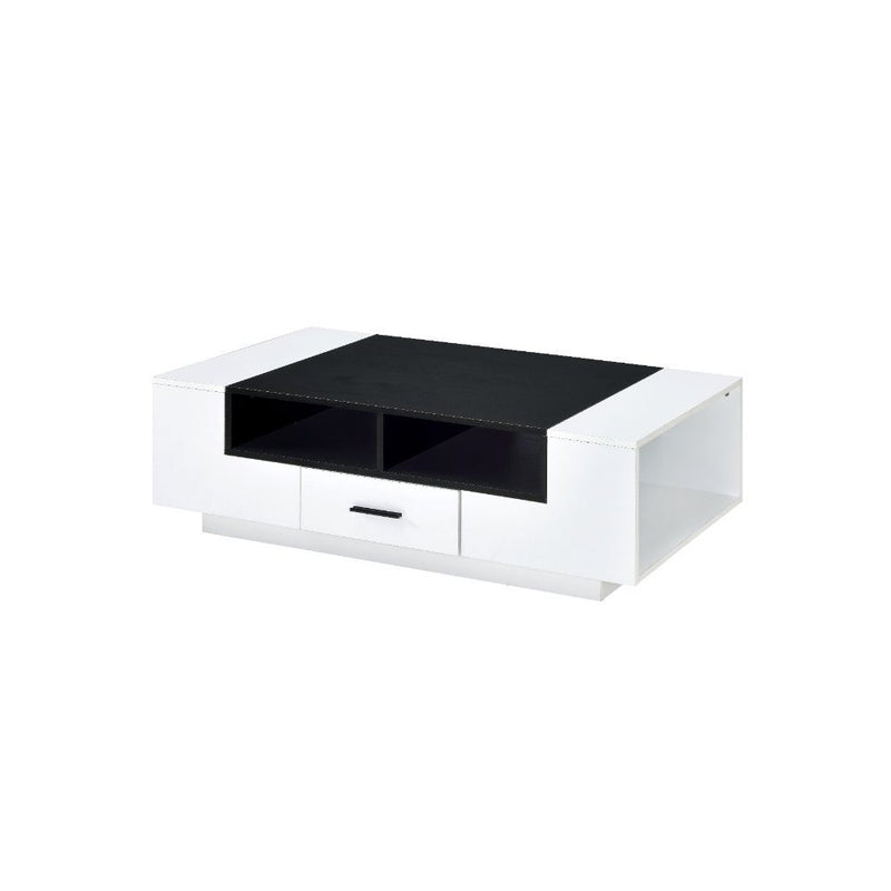 Armour - Coffee Table - White & Black