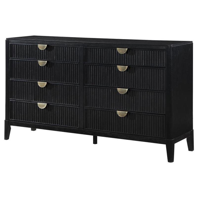 Brookmead - 8-Drawer Dresser - Black