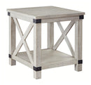 Carynhurst - Rectangular End Table - Whitewash