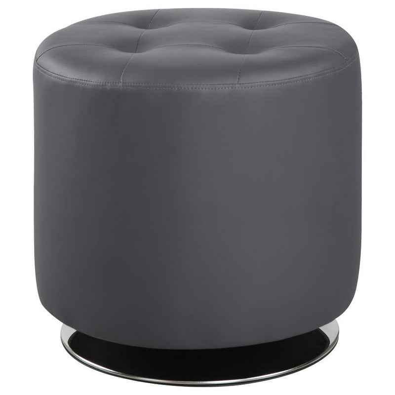 Bowman - Round Upholstered Ottoman