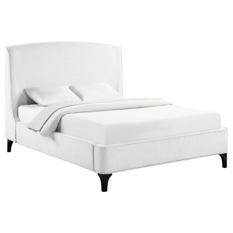 Mosby - Upholstered Curved Headboard Platform Bed