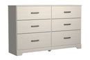 Stelsie - Six Drawer Dresser - White