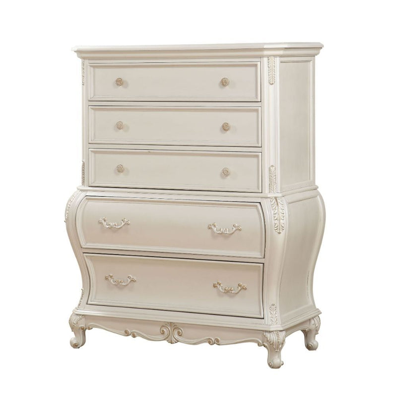 Chantelle - Chest - Pearl White