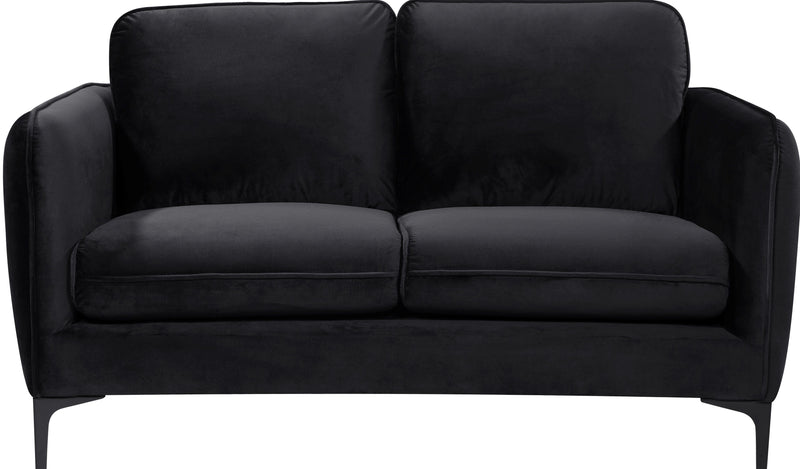 Poppy - Loveseat - Black