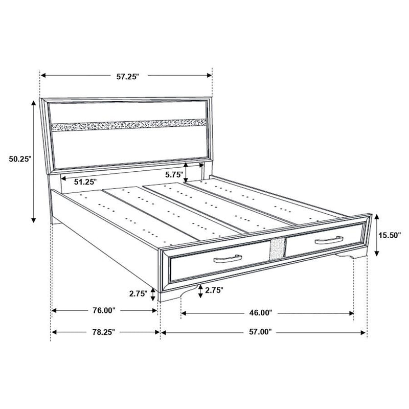 Miranda - Storage Bed