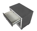 Refino - Nightstand - Dark Gunmetal