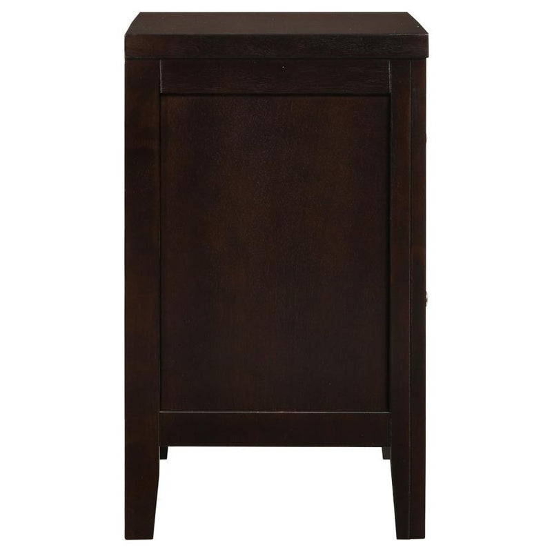 Carlton - 2-Drawer Rectangular Nightstand - Cappuccino