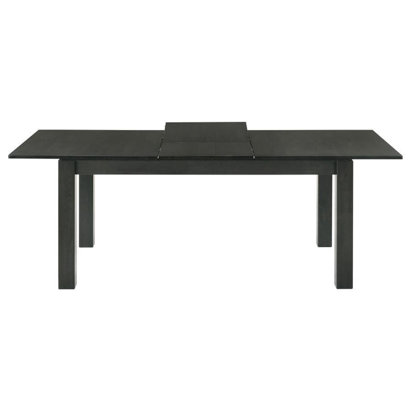 Jakob - Rectangular Extension Leaf Dining Table - Black