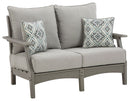 Visola - Loveseat w/Cushion - Gray