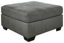 Pitkin - Oversized Accent Ottoman - Slate