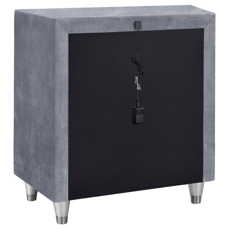 Antonella - 3-Drawer Upholstered Nightstand